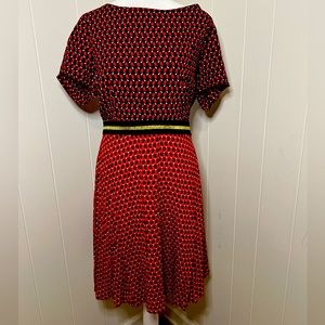 Anthropologie Maeve Amici Bunny Rabbit A Line Dress SIZE 14 NWT